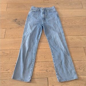 Agolde 90’s Pinch Waist Cropped Jeans Women’s Size 29 Light Wash